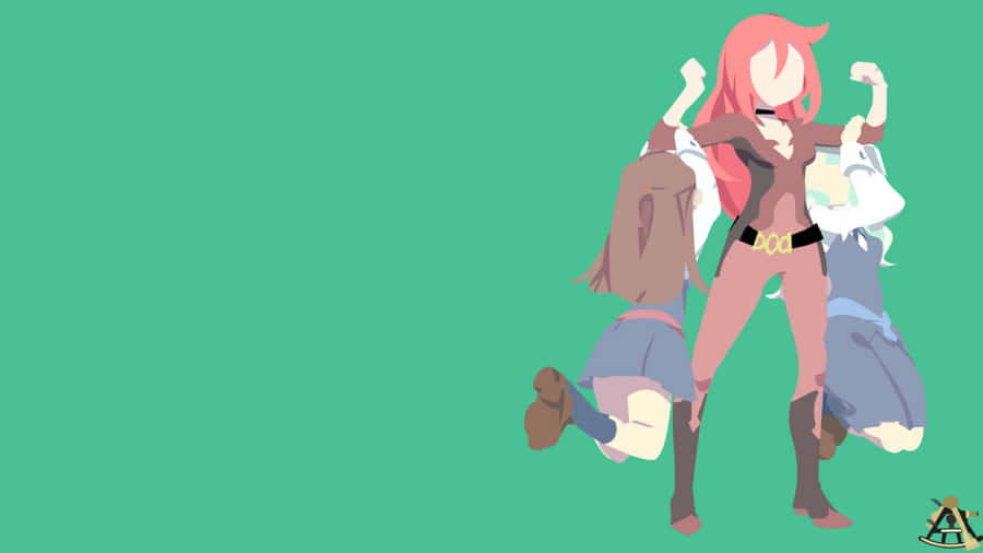 Three Little Witch Academia Characters Wallpaper