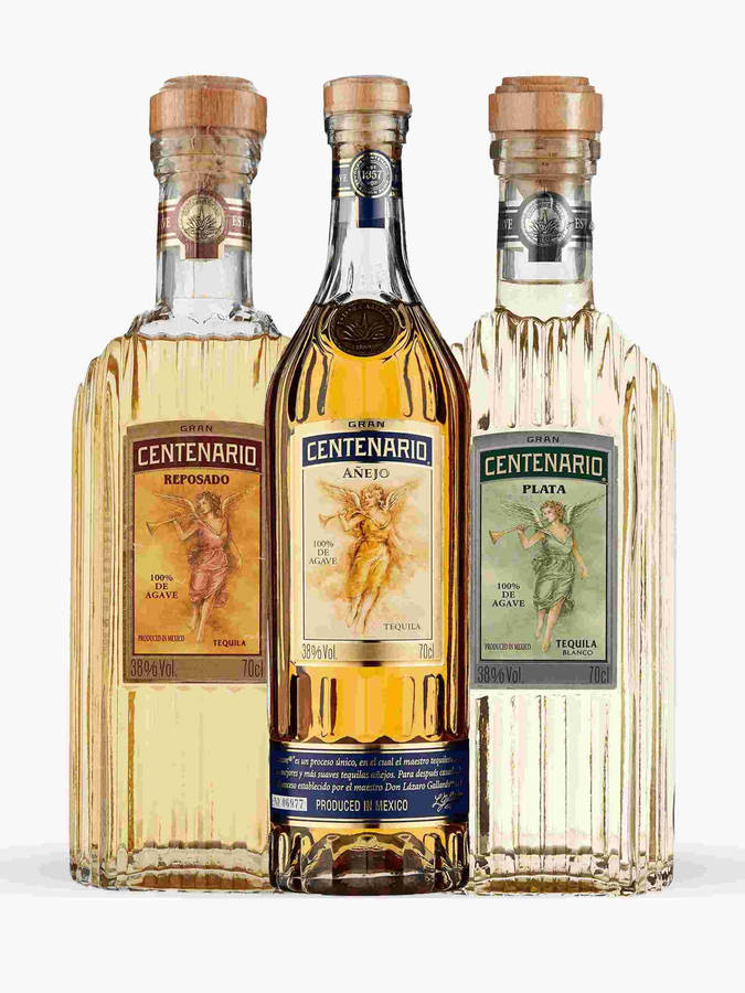 Three Variants Of Gran Centenario Tequila Wallpaper