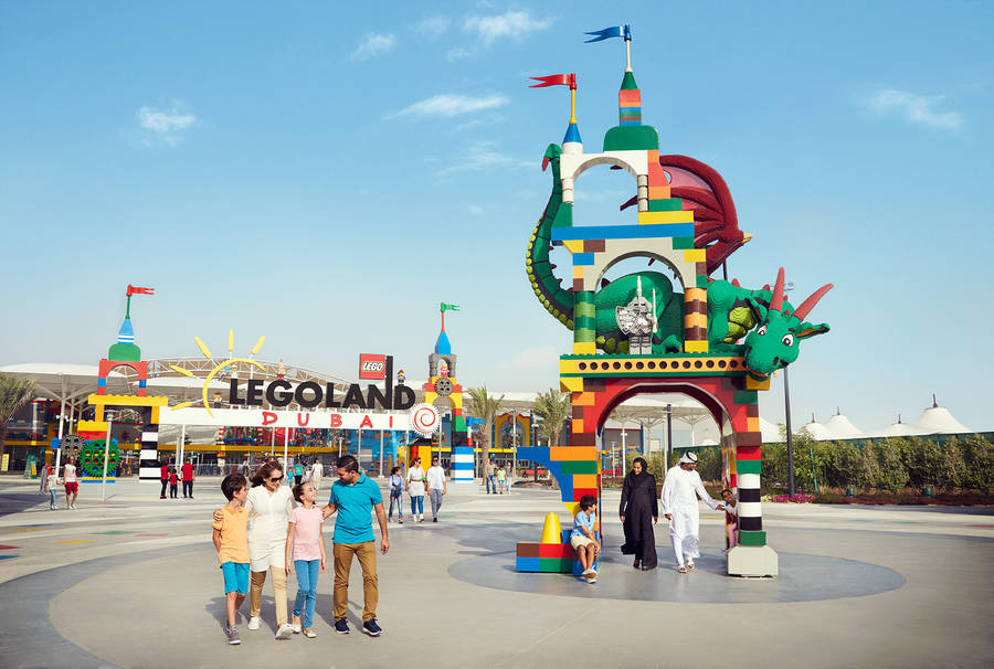 Thrilling Adventures At Legoland Dubai Wallpaper