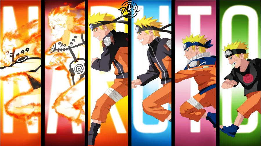 Through The Years Naruto Pc Wallpaper