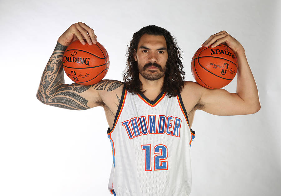 Thunder Center Steven Adams Wallpaper