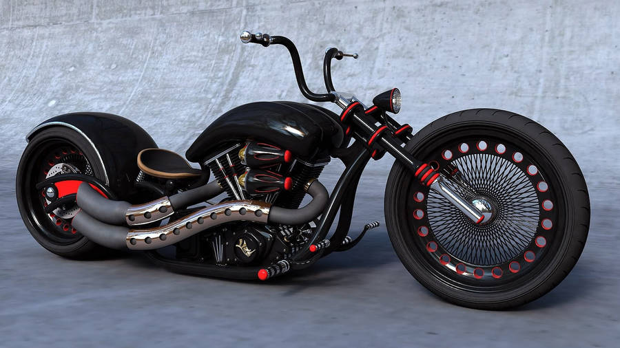 Thunderbike Bobber Motorcycle Wallpaper