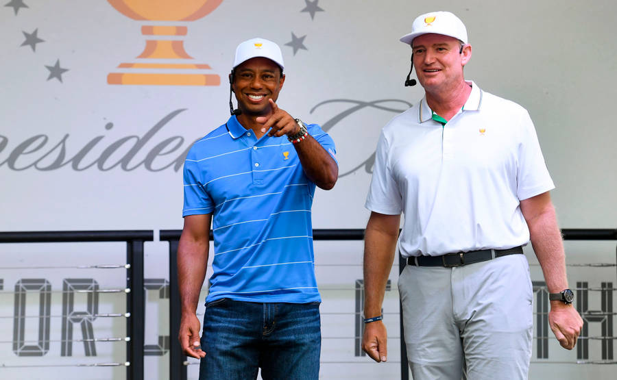 Tiger Woods And Ernie Els Wallpaper