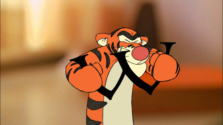 Tigger Bends W Wallpaper