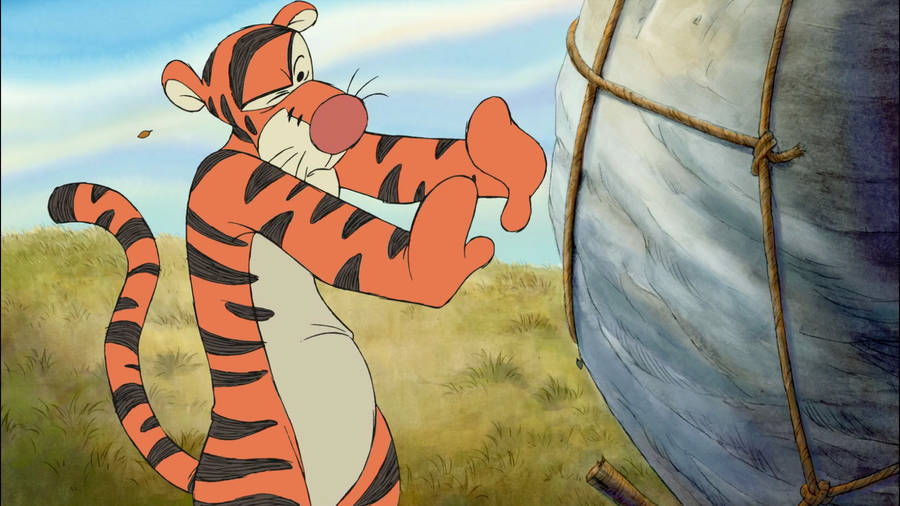 Tigger Measures Boulder Wallpaper