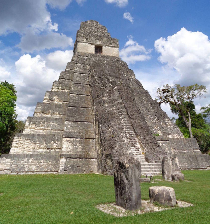 Tikal Historical Pyramid Wallpaper