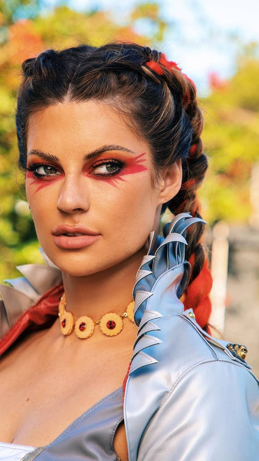 Tiktok Star Hannah Stocking As Loba Wallpaper