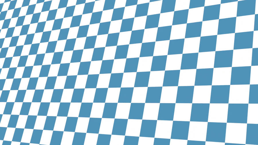 Tilted Blue Checkered Wallpaper