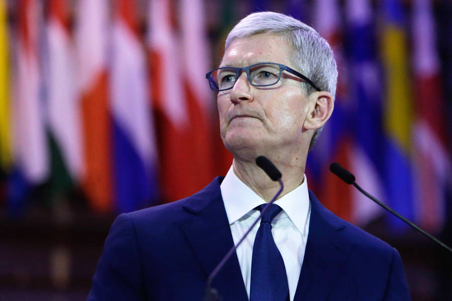 Tim Cook Delivers Speech At Congress Wallpaper