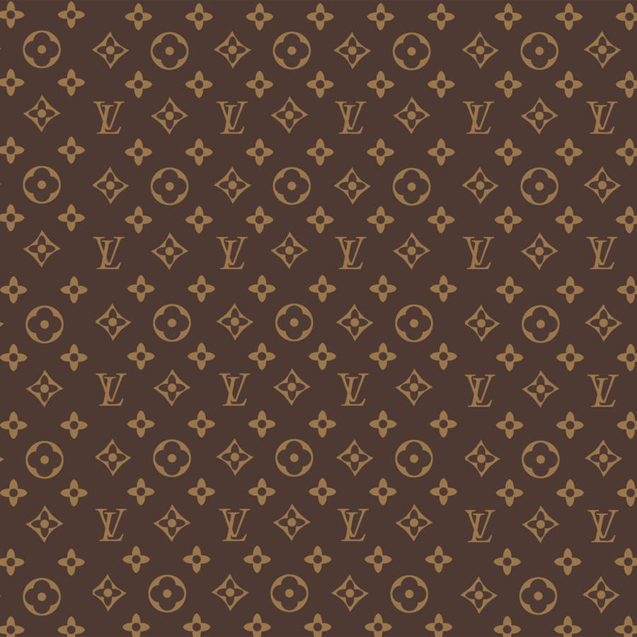 Timeless Luxury With This Vintage Louis Vuitton Print. Wallpaper