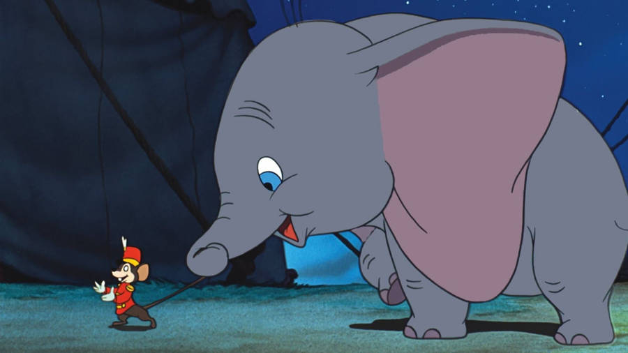 Timothy Leading Dumbo Wallpaper