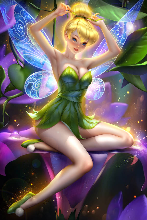 Tinker Bell 8k Phone Wallpaper