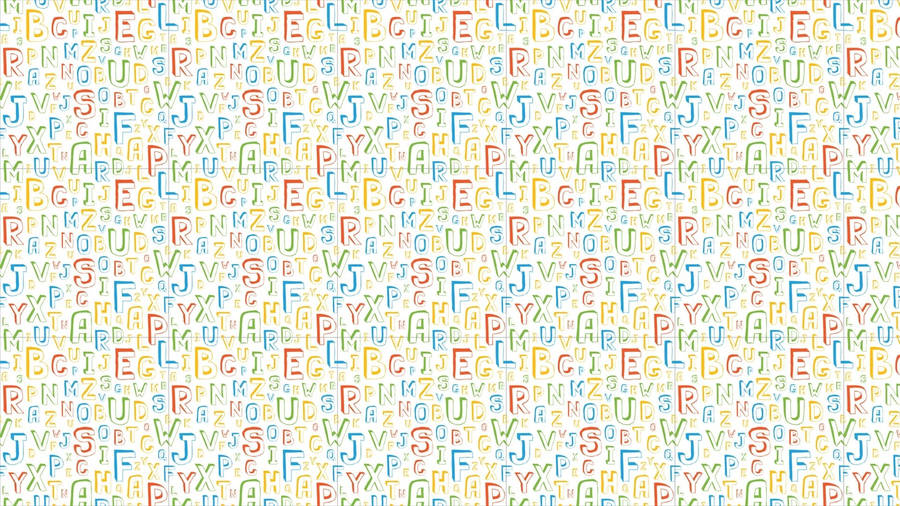 Tiny Letters In The Alphabet Wallpaper