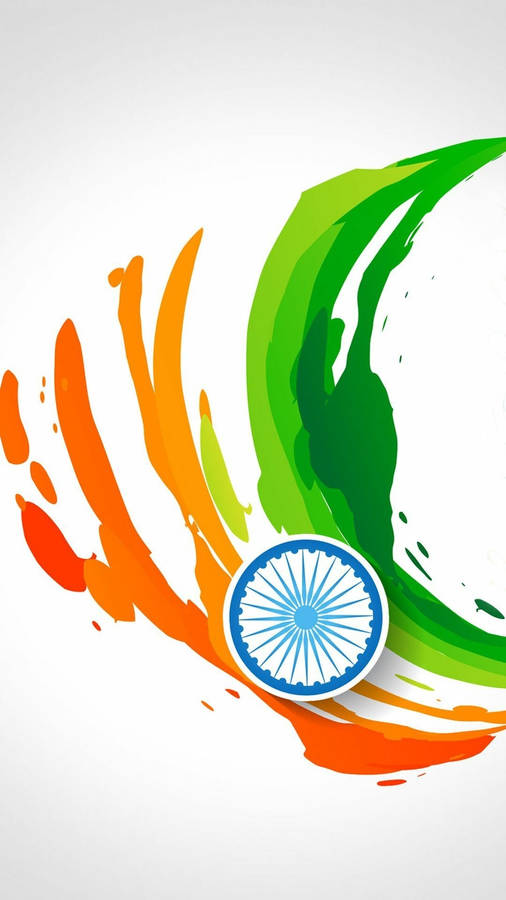 Tiranga Abstract Wallpaper