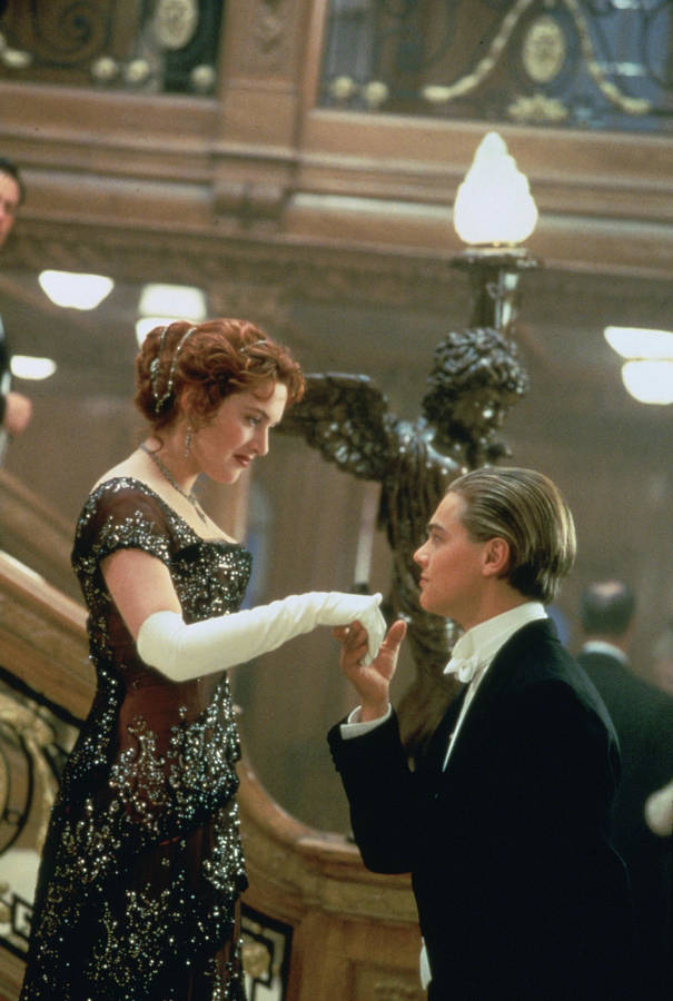 Titanic Ballroom Dance Scene Wallpaper