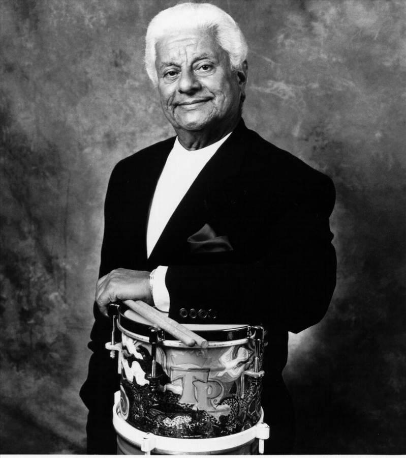 Tito Puente Sporting A Drum Wallpaper