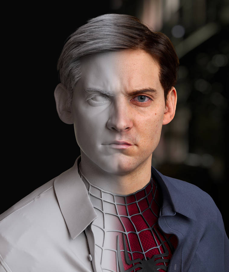 Tobey Maguire Wax Figure Wallpaper