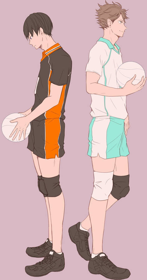 Tobio Kageyama And Toru Oikawa Wallpaper