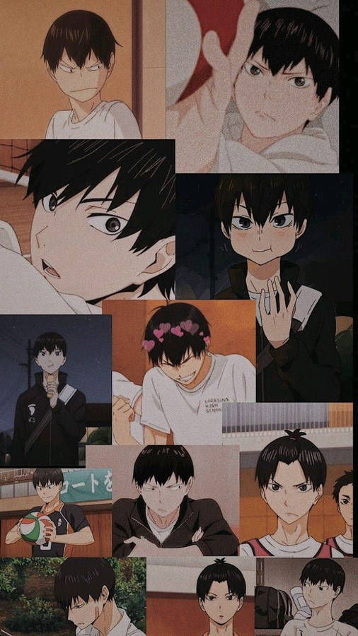 Tobio Kageyama Collage Wallpaper