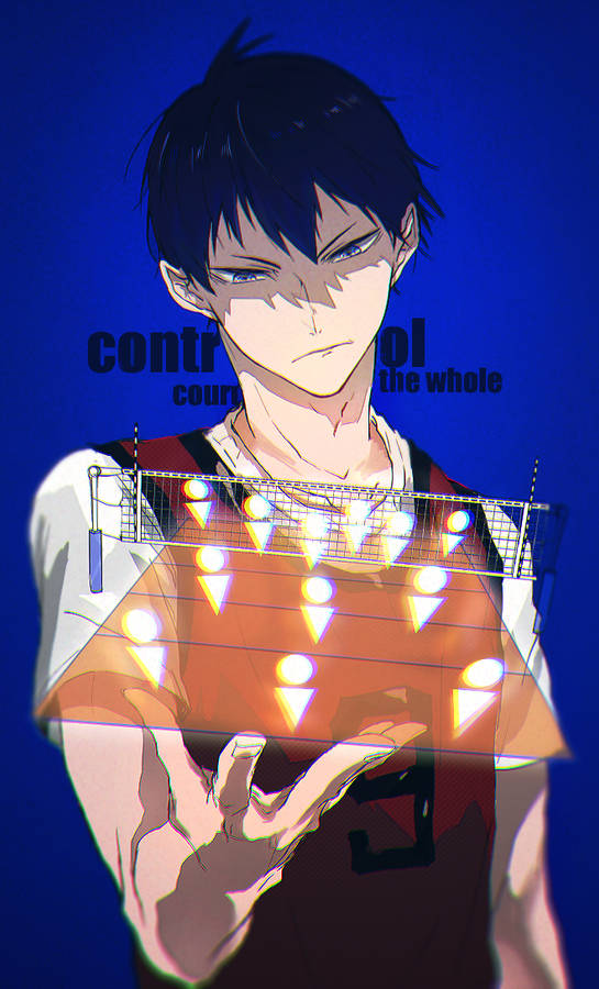 Tobio Kageyama Control The Whole Court Wallpaper