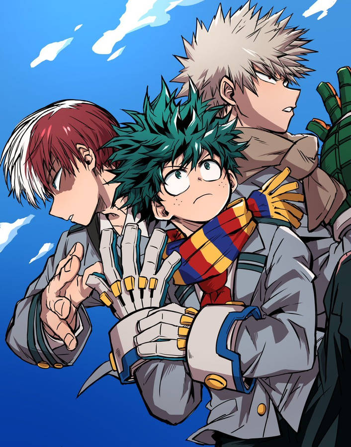 Todobakudeku Battle Gloves Wallpaper