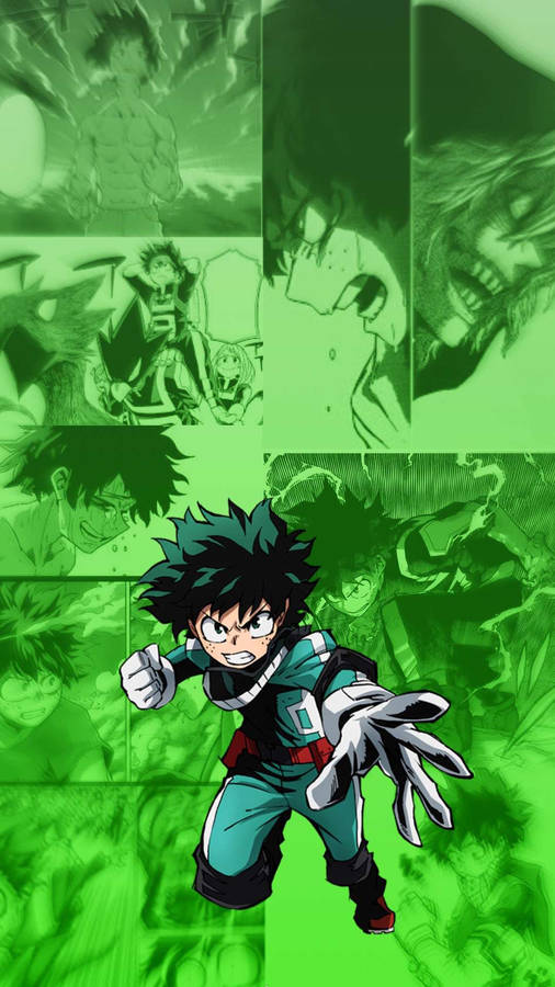 Todobakudeku Green Poster Wallpaper