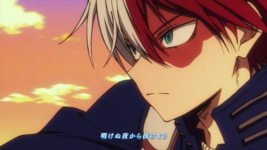 Todoroki Aesthetic From Anime Opening Wallpaper