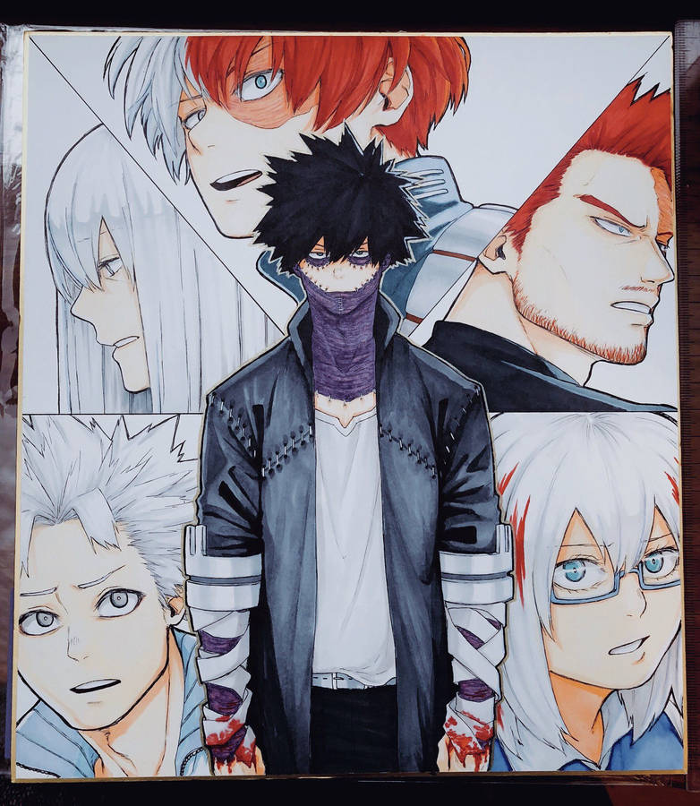 Todoroki Family Collage Wallpaper