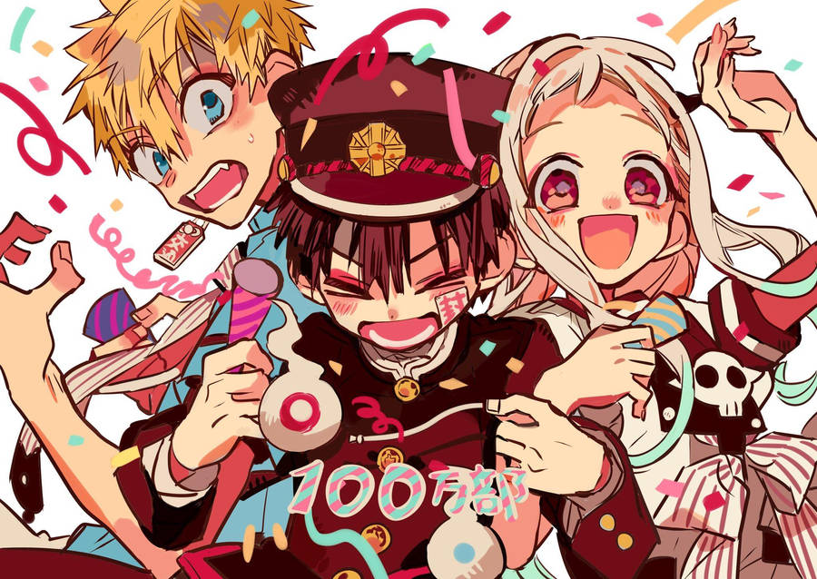 Toilet Bound Hanako Kun Manga Series Cover Art Wallpaper