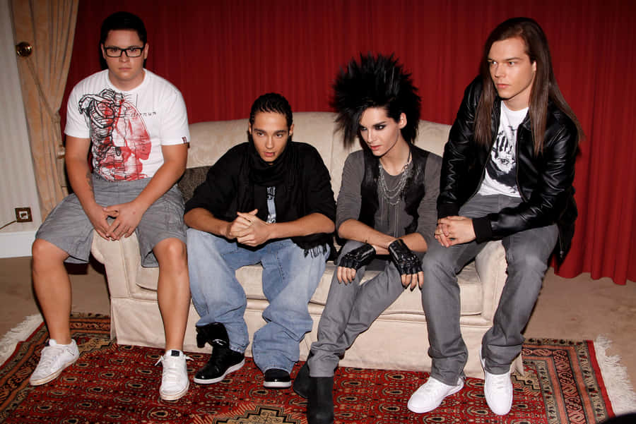 Tokio Hotel Band Members Posing Wallpaper