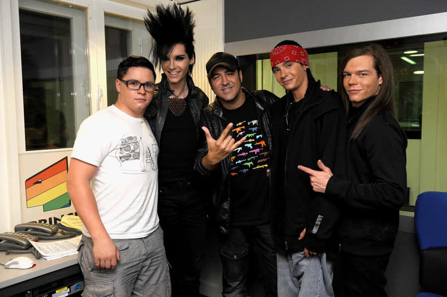 Tokio Hotel Band Members Studio Visit Wallpaper