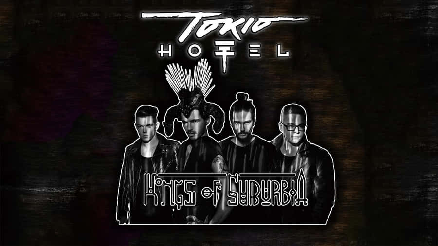 Tokio Hotel Kingsof Suburbia Promotional Artwork Wallpaper