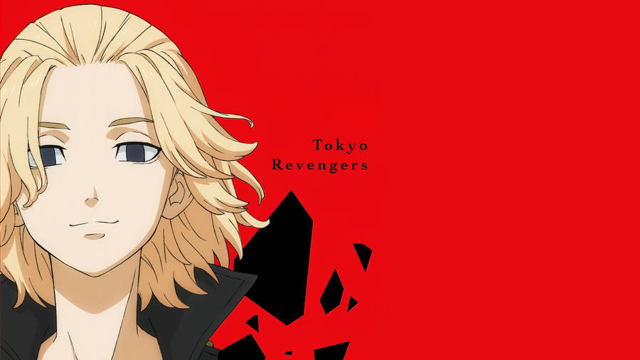 Tokyo Revengers Mikey In Red Wallpaper
