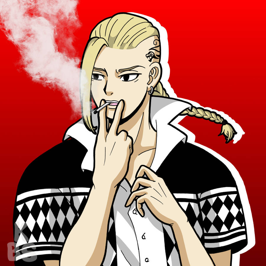 Tokyo Revengers Smoking Draken Wallpaper