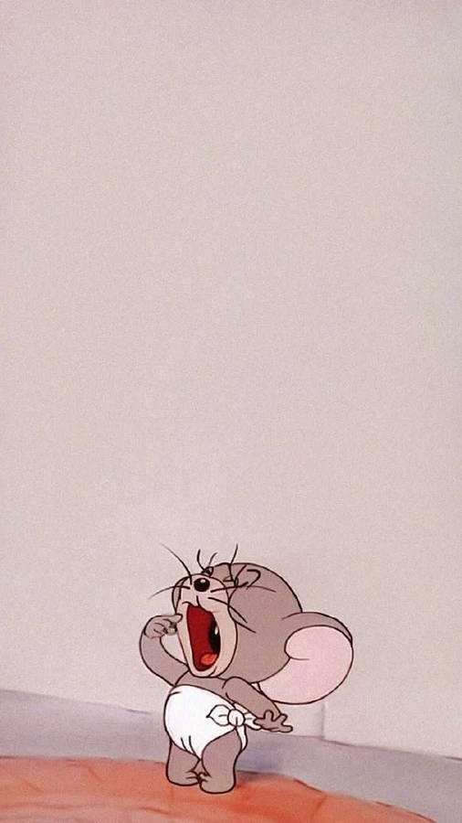 Tom And Jerry Cute Nibbles Wallpaper