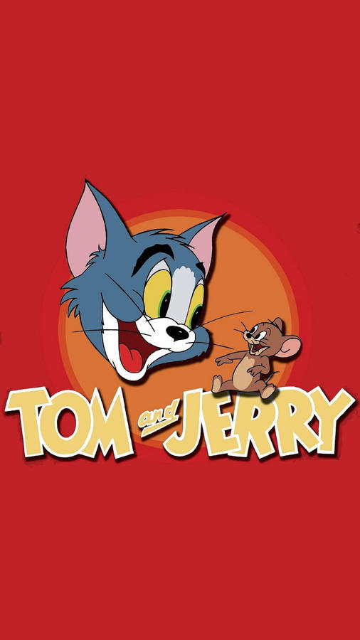 Tom And Jerry Cute Title Wallpaper