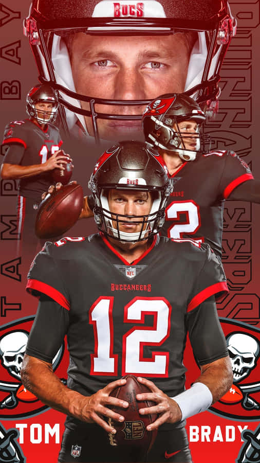 Tom Brady Buccaneers 1080 X 1920 Wallpaper