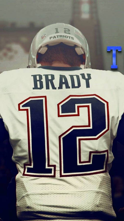 Tom Brady In His Back Jersey Wallpaper