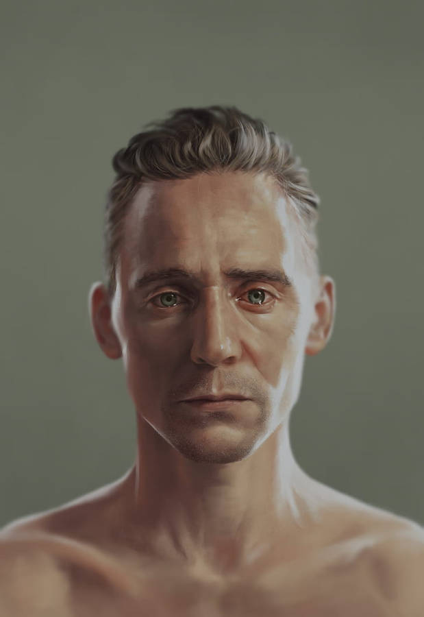 Tom Hiddleston Painting Wallpaper