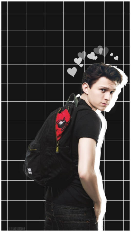 Tom Holland Fan Artwork Wallpaper