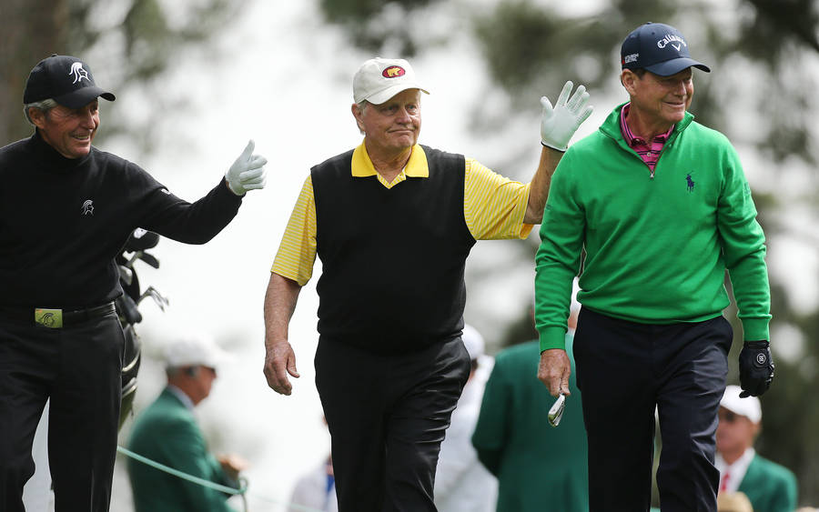 Tom Watson, Jack Nicklaus, And Gary Player Wallpaper