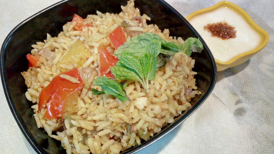 Tomato Basil Rice Wallpaper