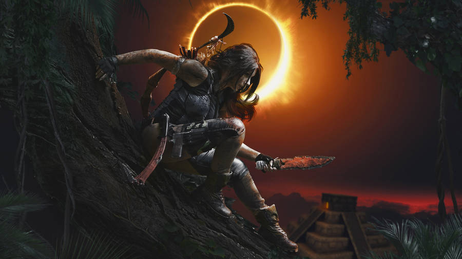 Tomb Raider Lara Croft Eclipse Wallpaper