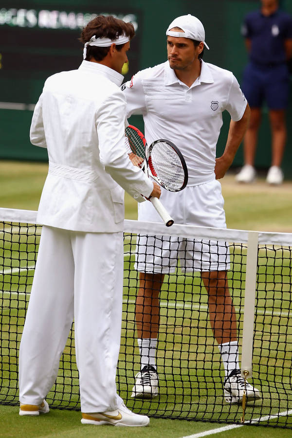 Tommy Haas And Roger Federer Wallpaper