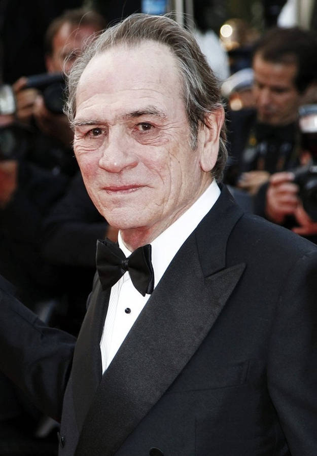 Tommy Lee Jones White Wrinkled Skin Wallpaper