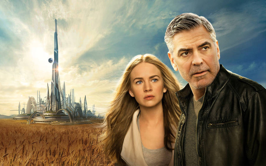 Tomorrowland Movie Casey And Frank Poster Wallpaper