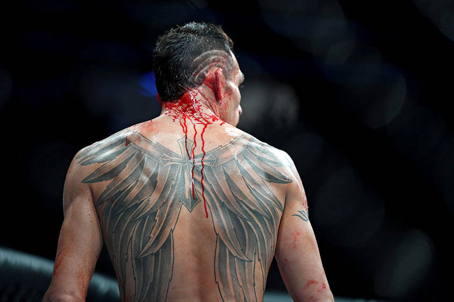 Tony Ferguson Bloody Back Wallpaper