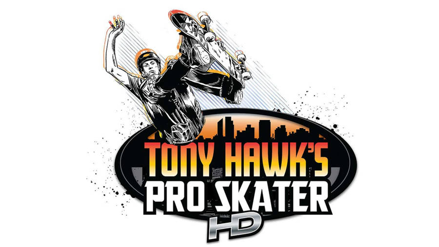 Tony Hawk Hd Logo White Wallpaper