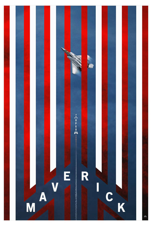Top Gun Maverick Graphic Art Wallpaper