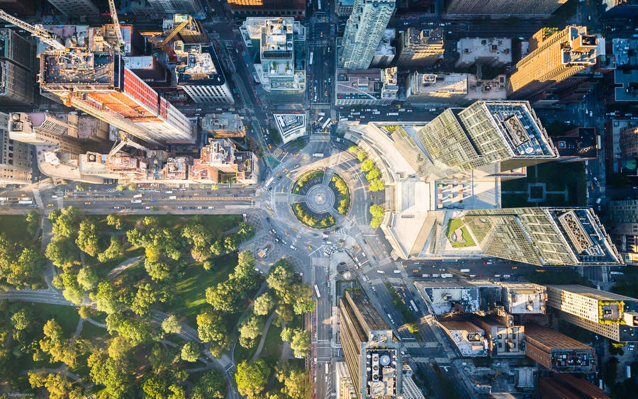 Top Of The Columbus Circle Wallpaper